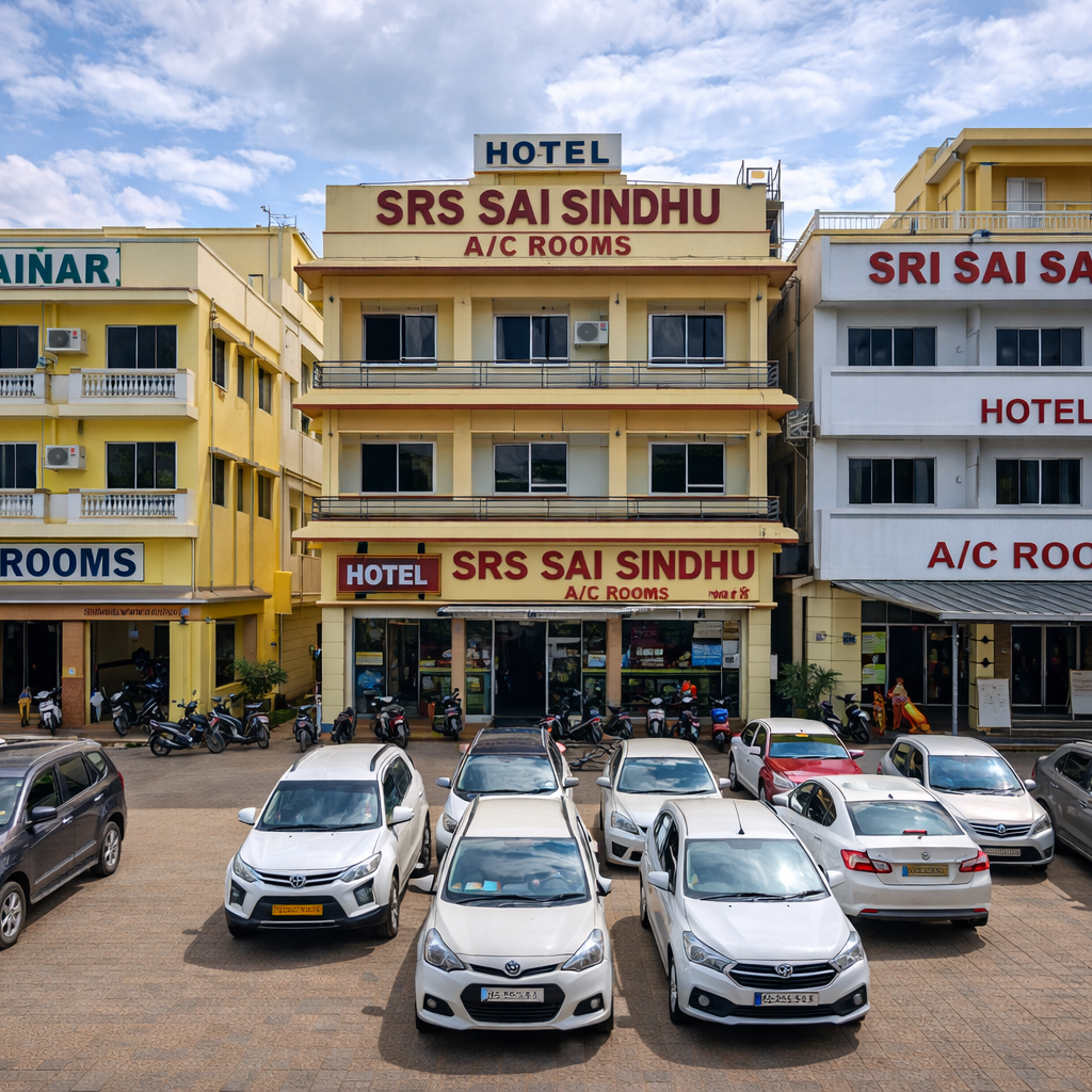 Mantralayam Hotels with AC Rooms and Parking