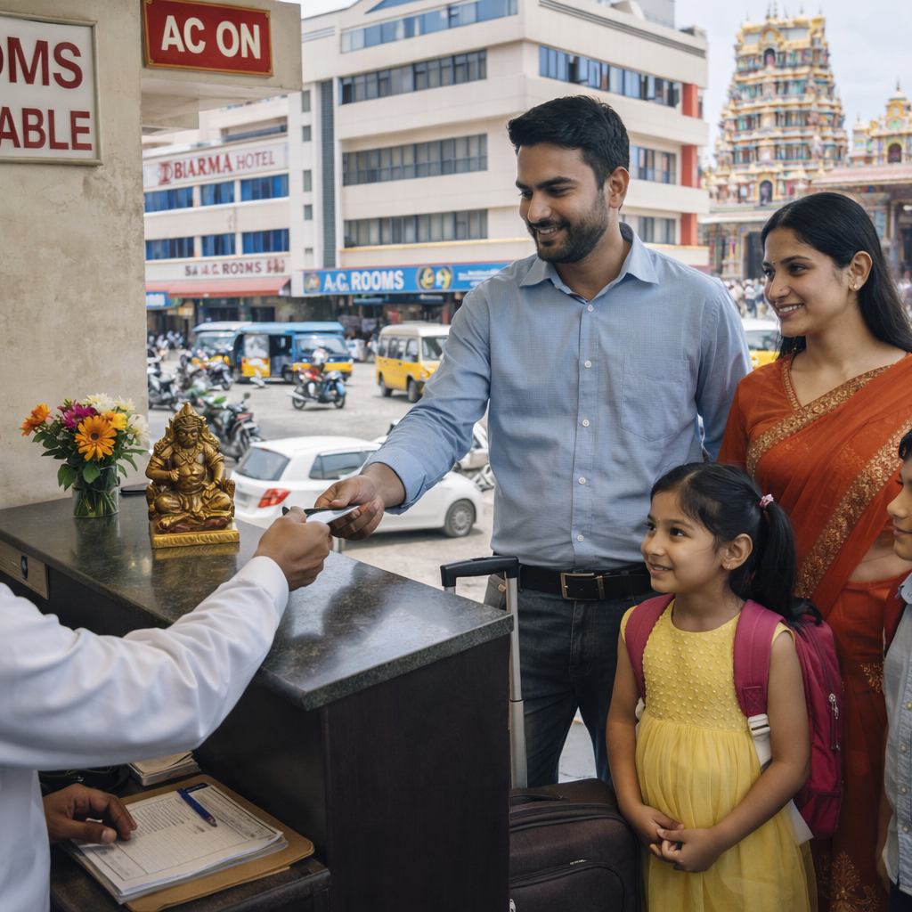 Cheap Hotels in Mantralayam for Families