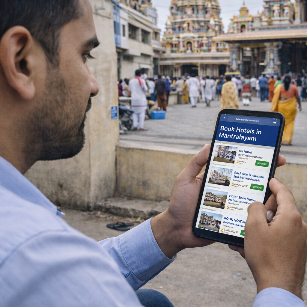 Online Booking Hotels in Mantralayam