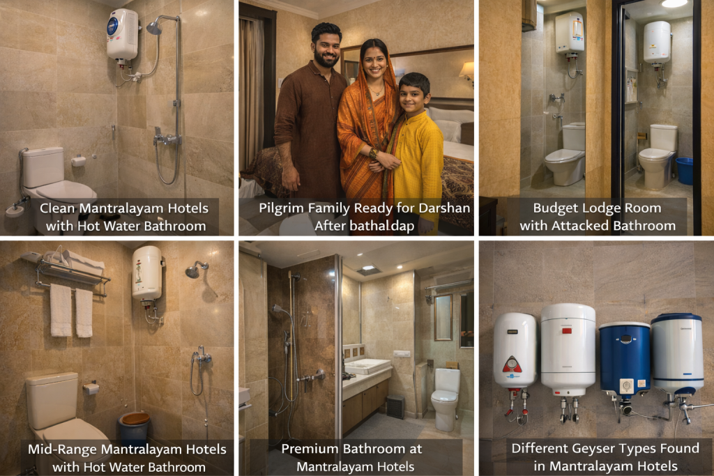 Mantralayam Hotels with Hot Water
