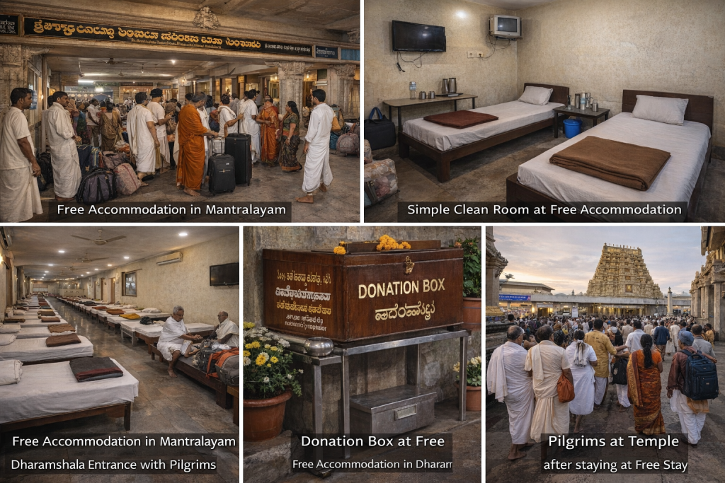 Free Accommodation in Mantralayam