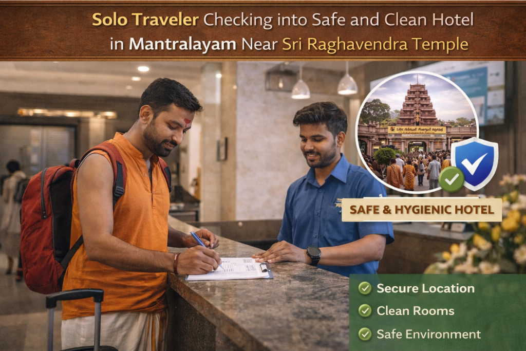 safe and clean hotels in Mantralayam for solo travelers
