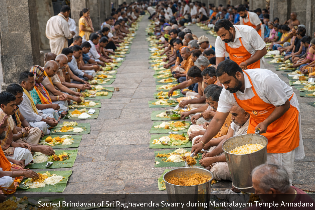 Mantralayam Temple Annadanam