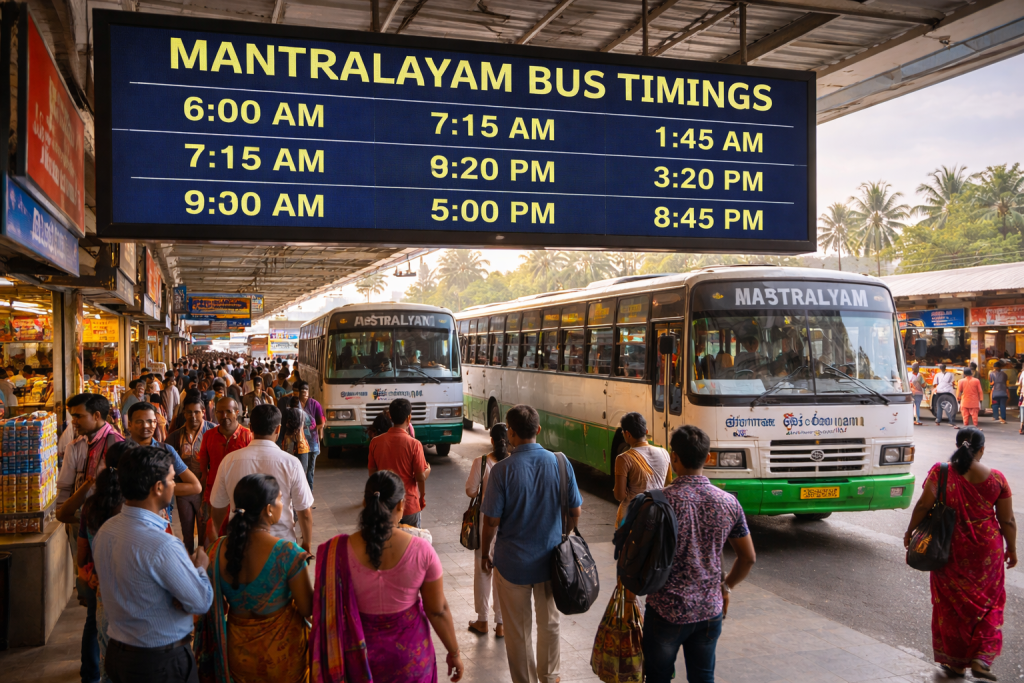 Mantralayam Bus Timings