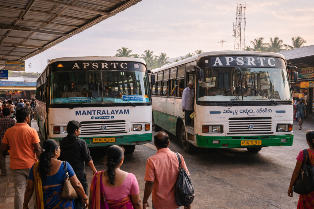 APSRTC Buses to Mantralayam