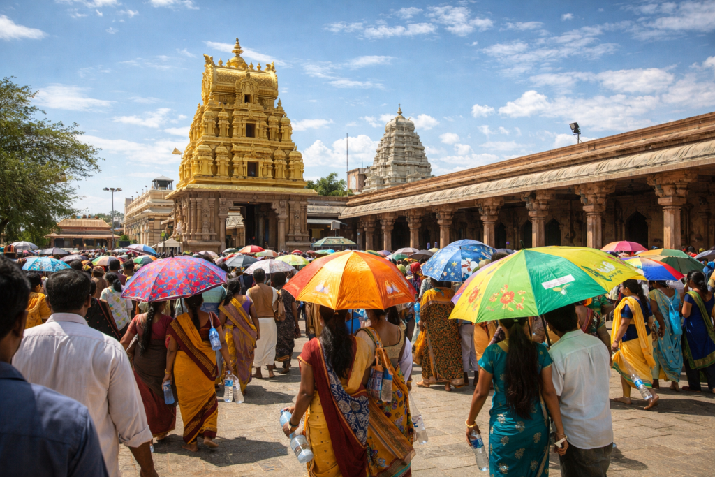Mantralayam in summer