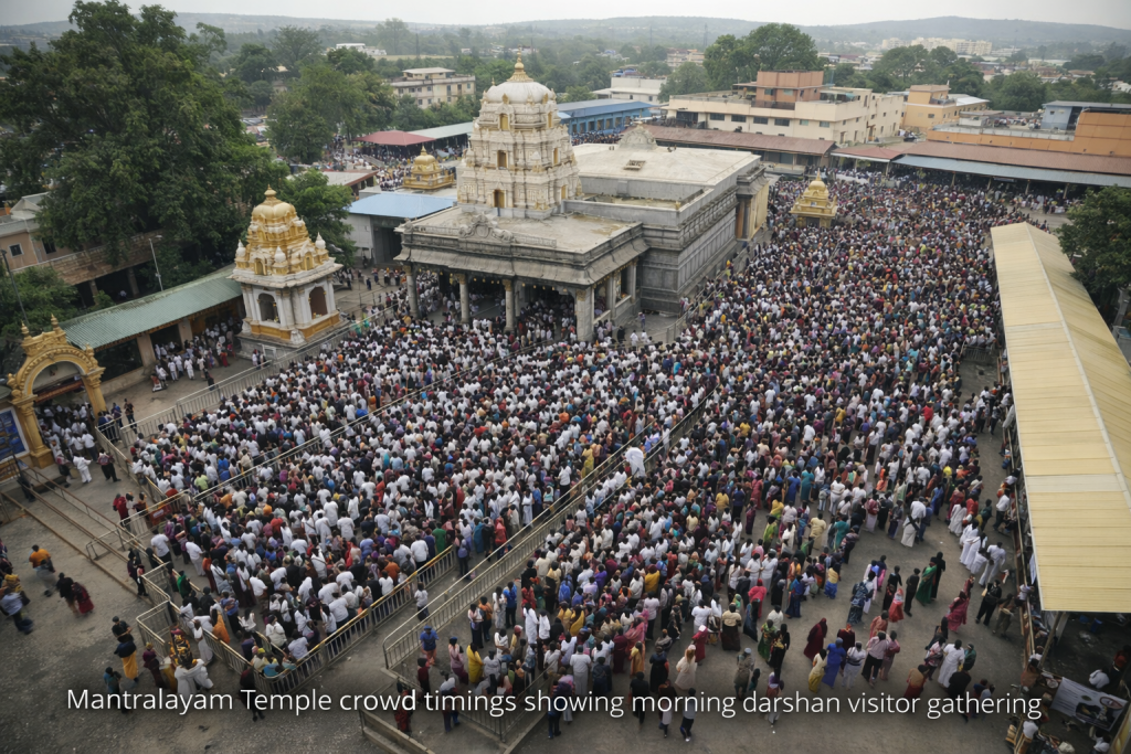 Mantralayam Temple Crowd Timings