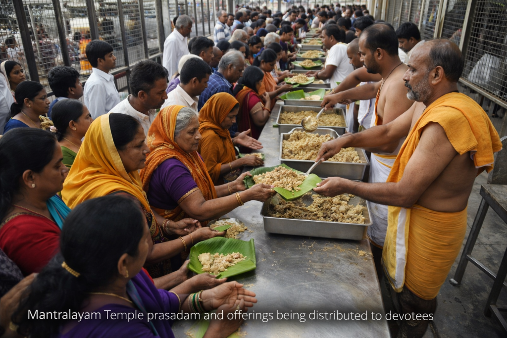 Mantralayam Temple Prasadam and Offerings